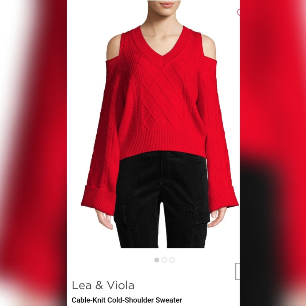 Cold Shoulder Sweater(Worn only one time)